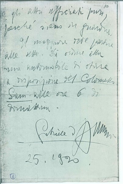 Lettera <mutila della parte iniziale>